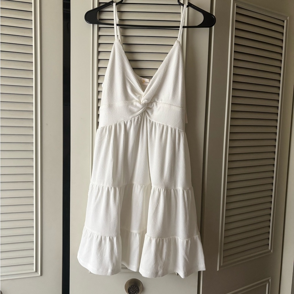 Ocean Drive White Mini Dress